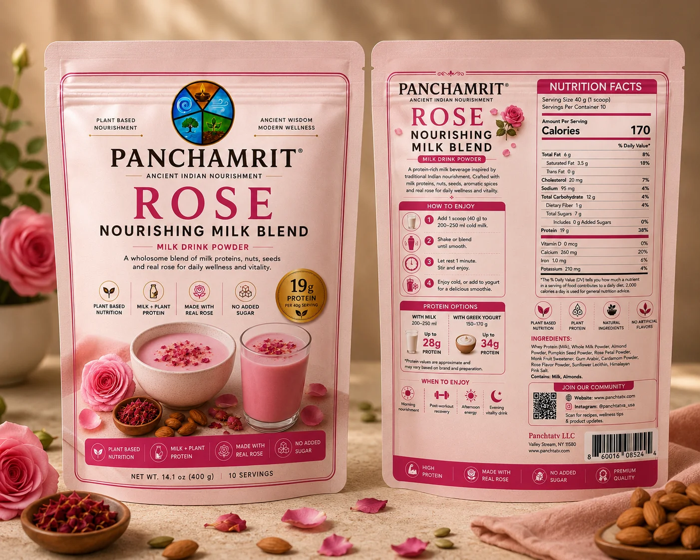 Rose Nourishing Milk Blend